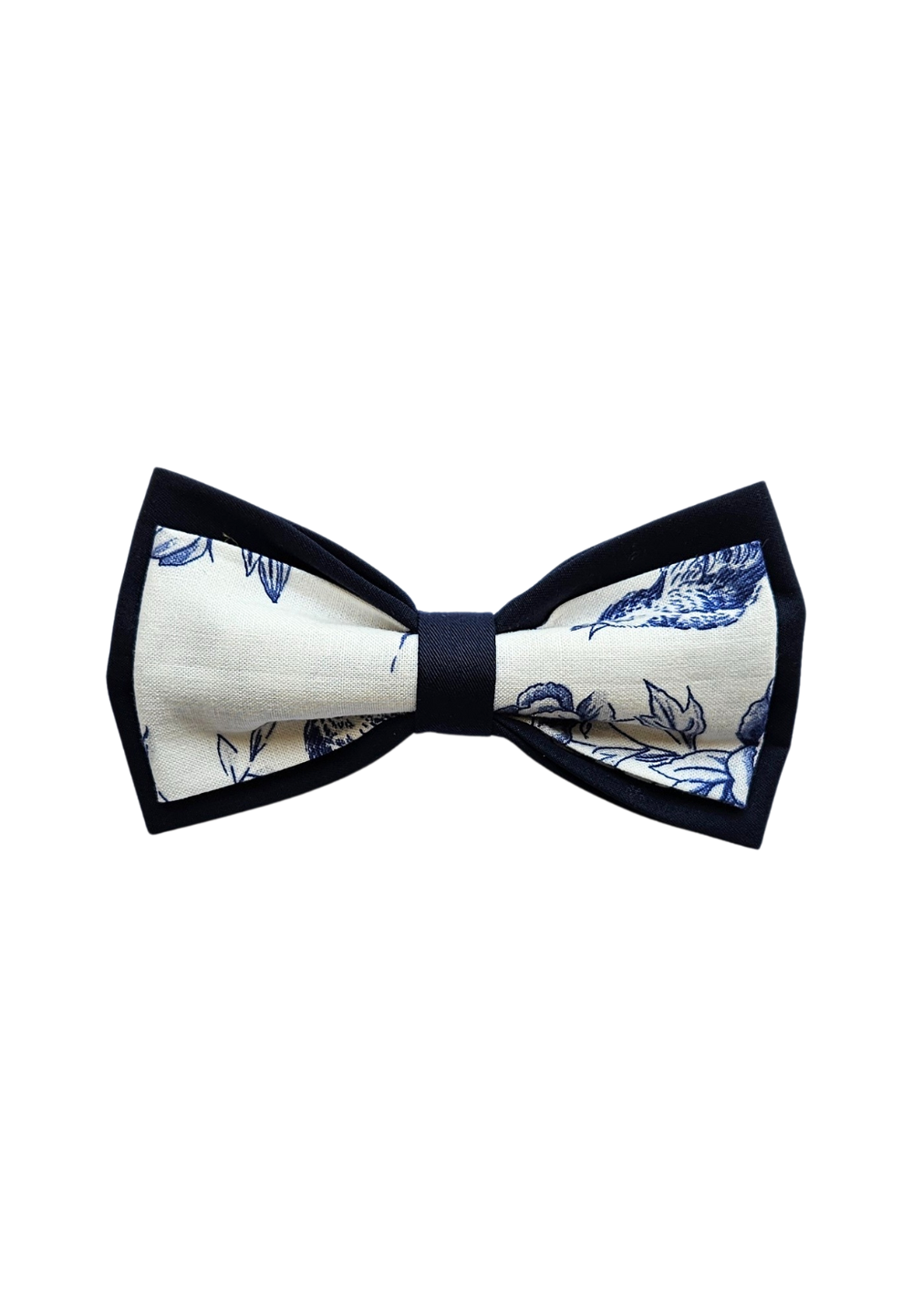 Double Bowtie - Blue & White