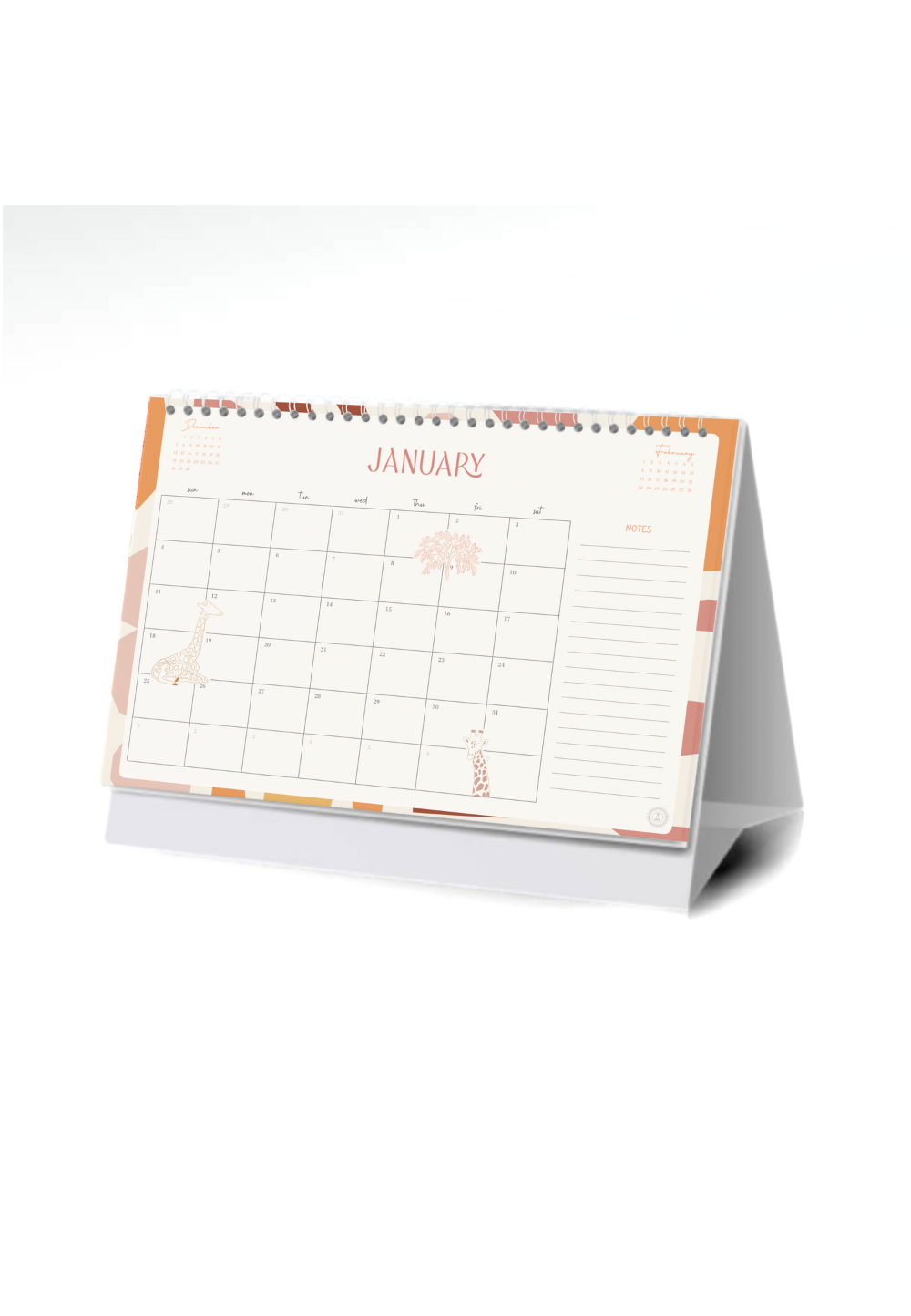 2026 Safari Appointment Wall Calendar