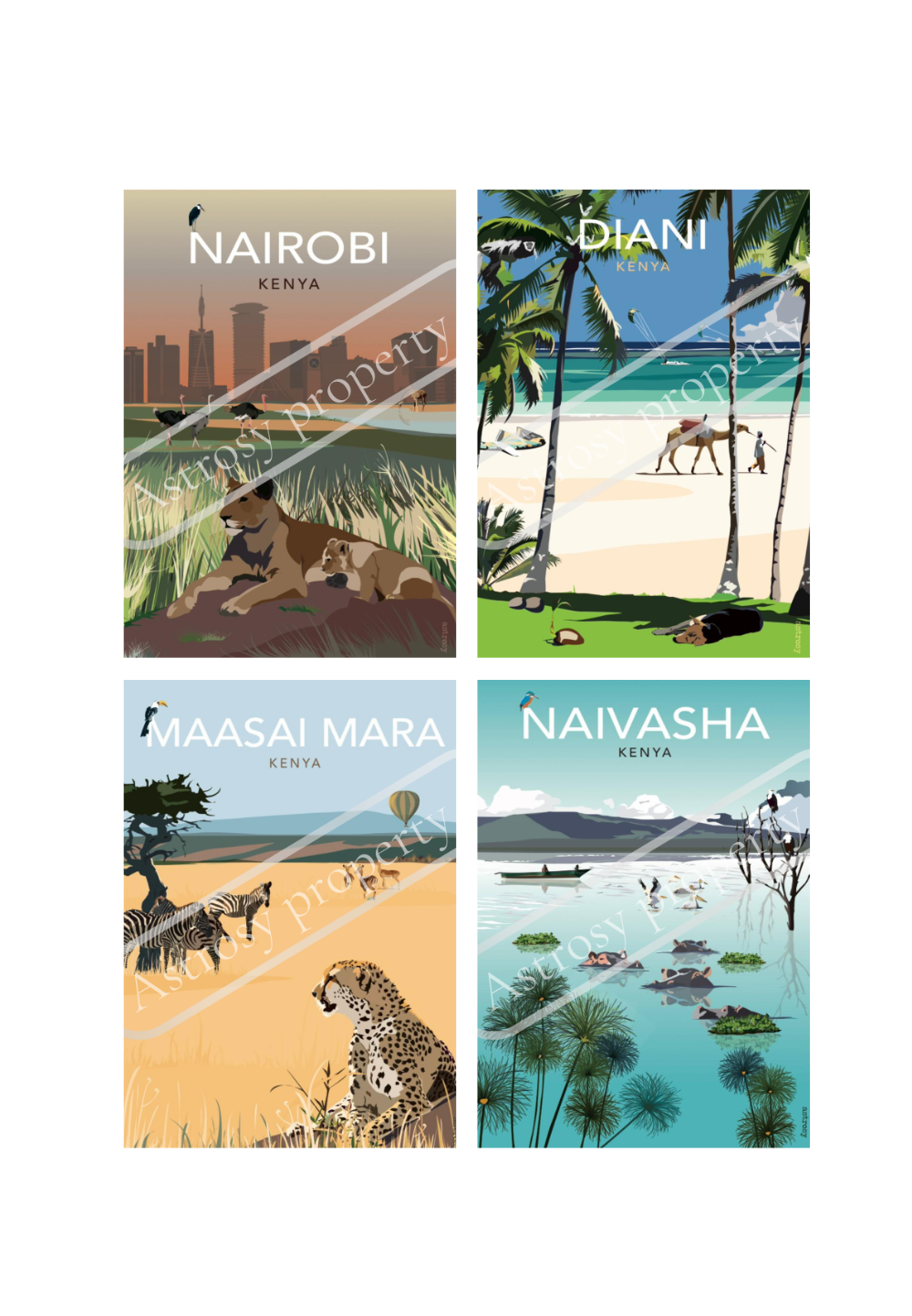 Artprint Postcard - Set 2