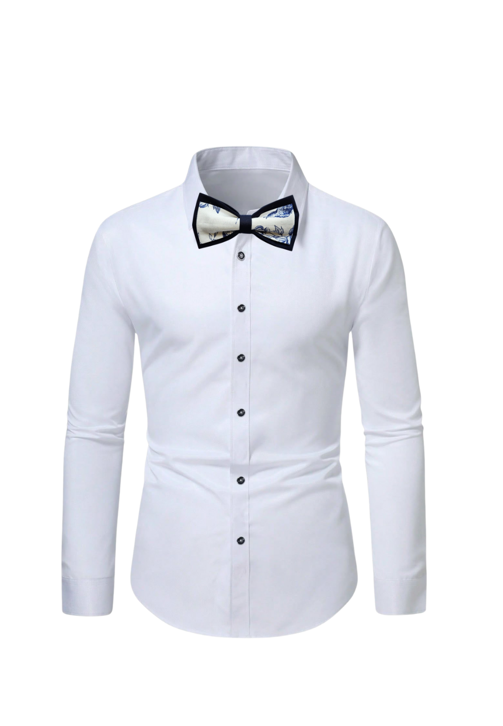 Double Bowtie - Blue & White