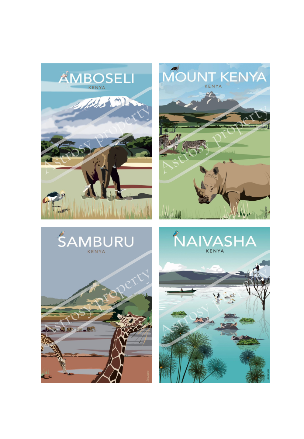 Artprint Postcard - Set 3