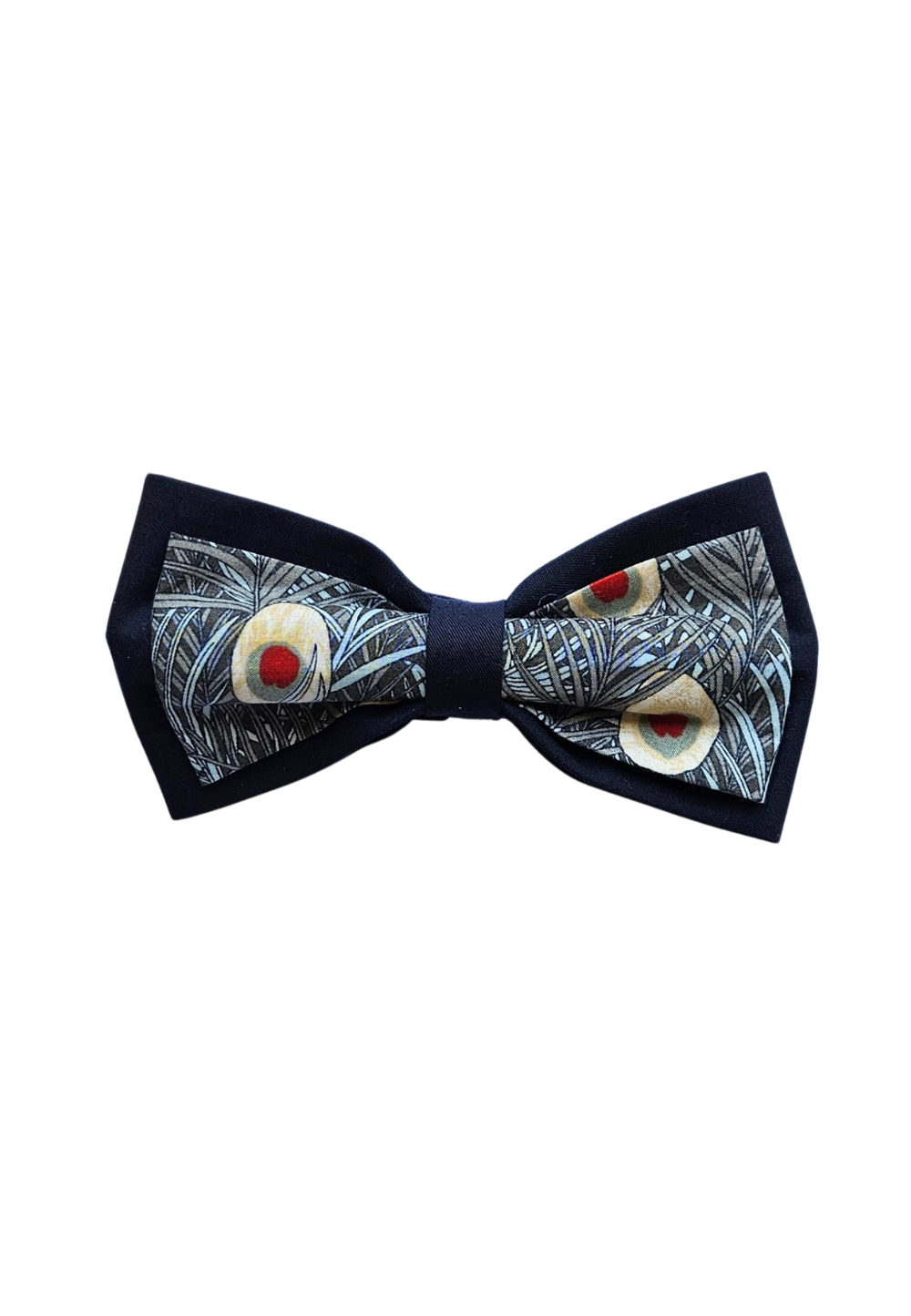 Double Bowtie - Blue Peacock