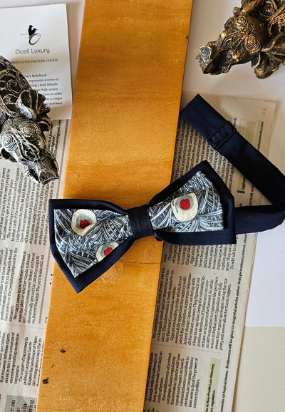 Double Bowtie - Blue Peacock