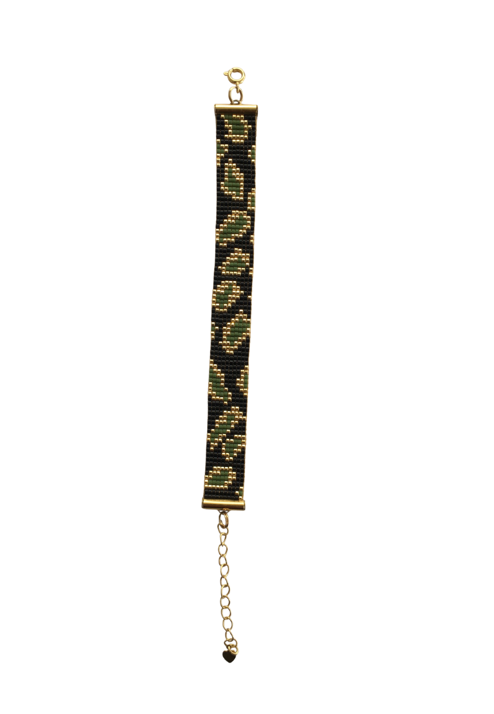 Myuki Glass Bead Bracelet - Green