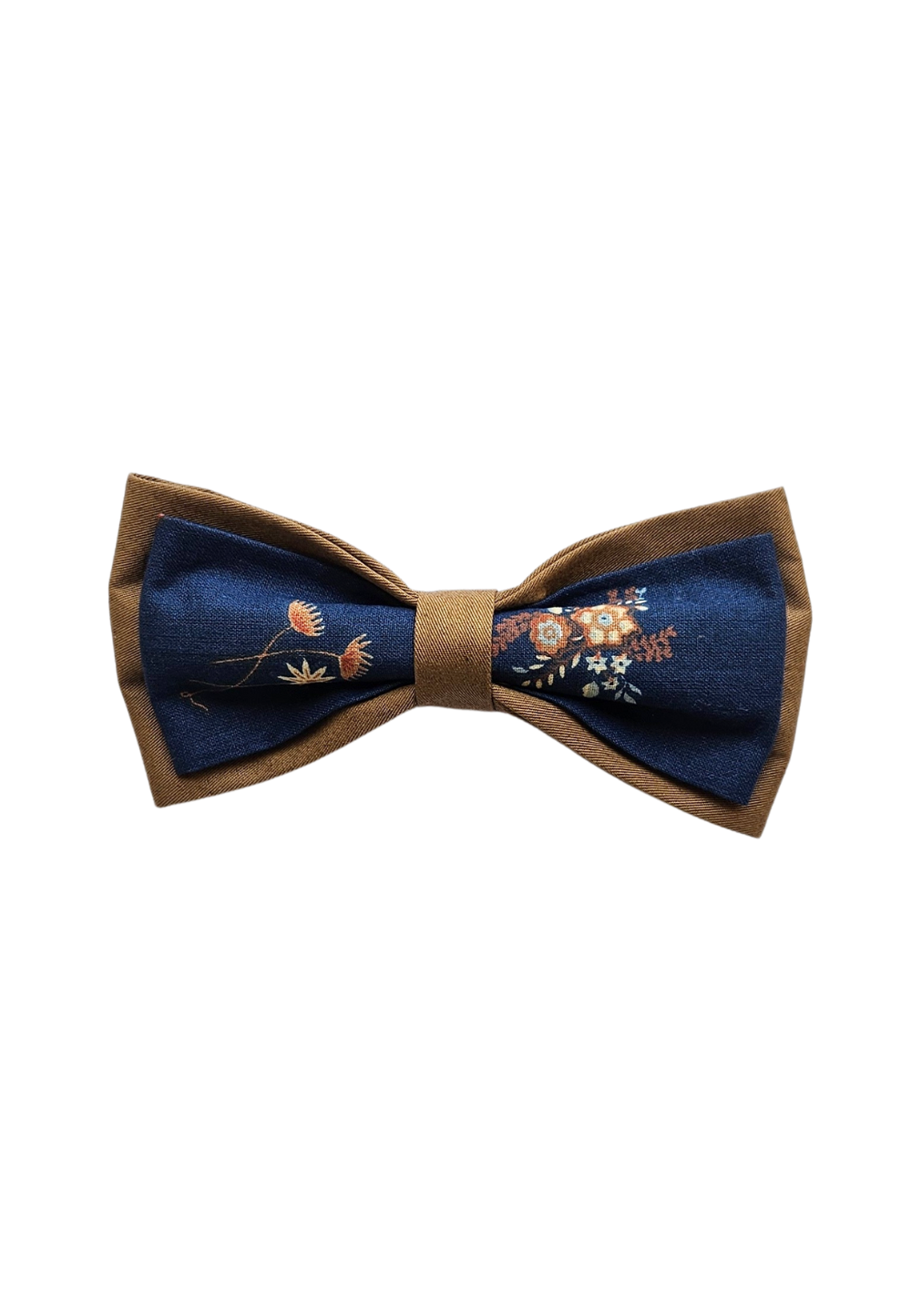 Double Bowtie - Blue Floral