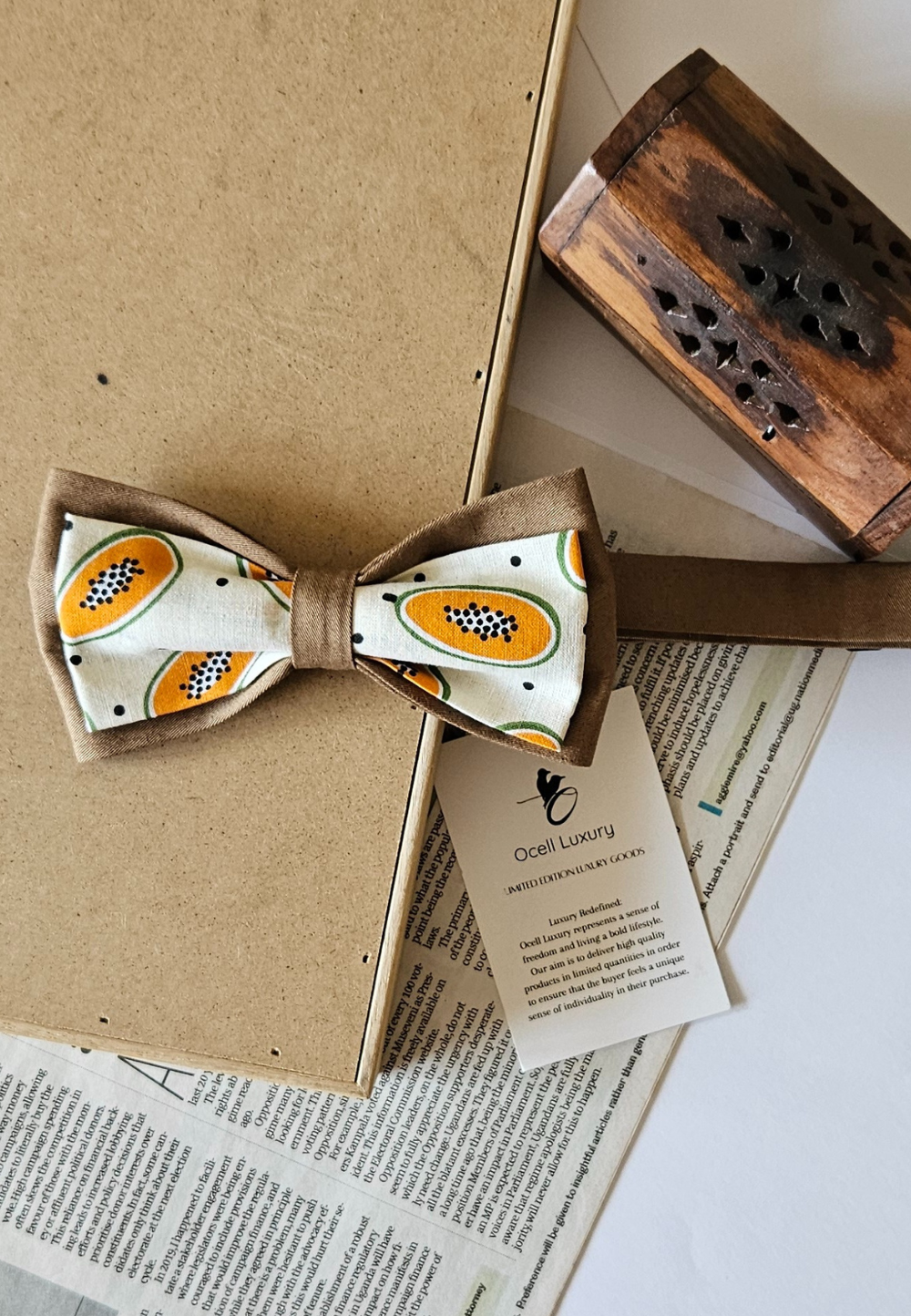 Double Bowtie - Papaya