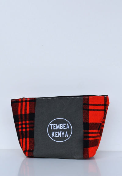 Tembea Kenya Washbag - Red
