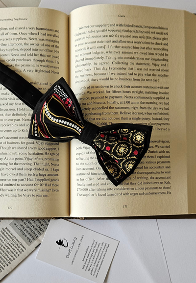 Double Bowtie - Red Multi