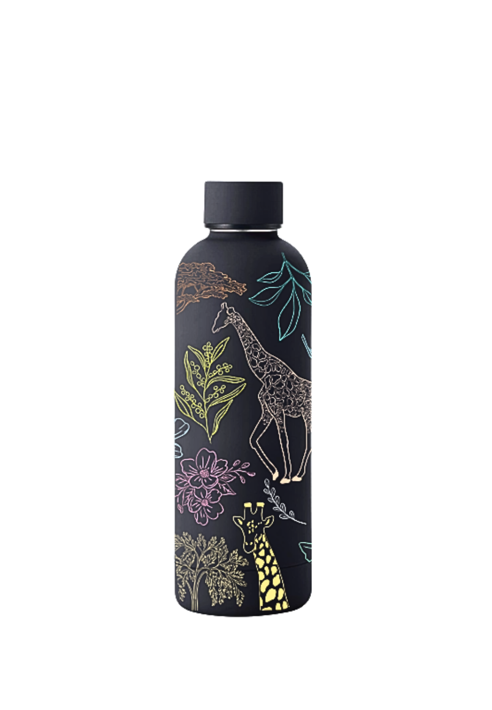 Twiga Insulated Bottle- Black