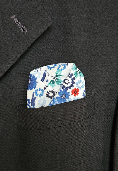 Pocket Square - Blue Multi