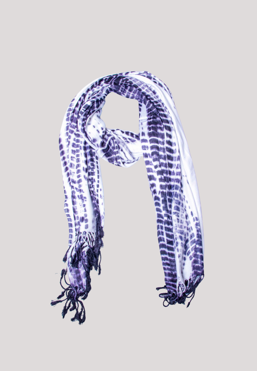 Angie Scarf - Blue & White