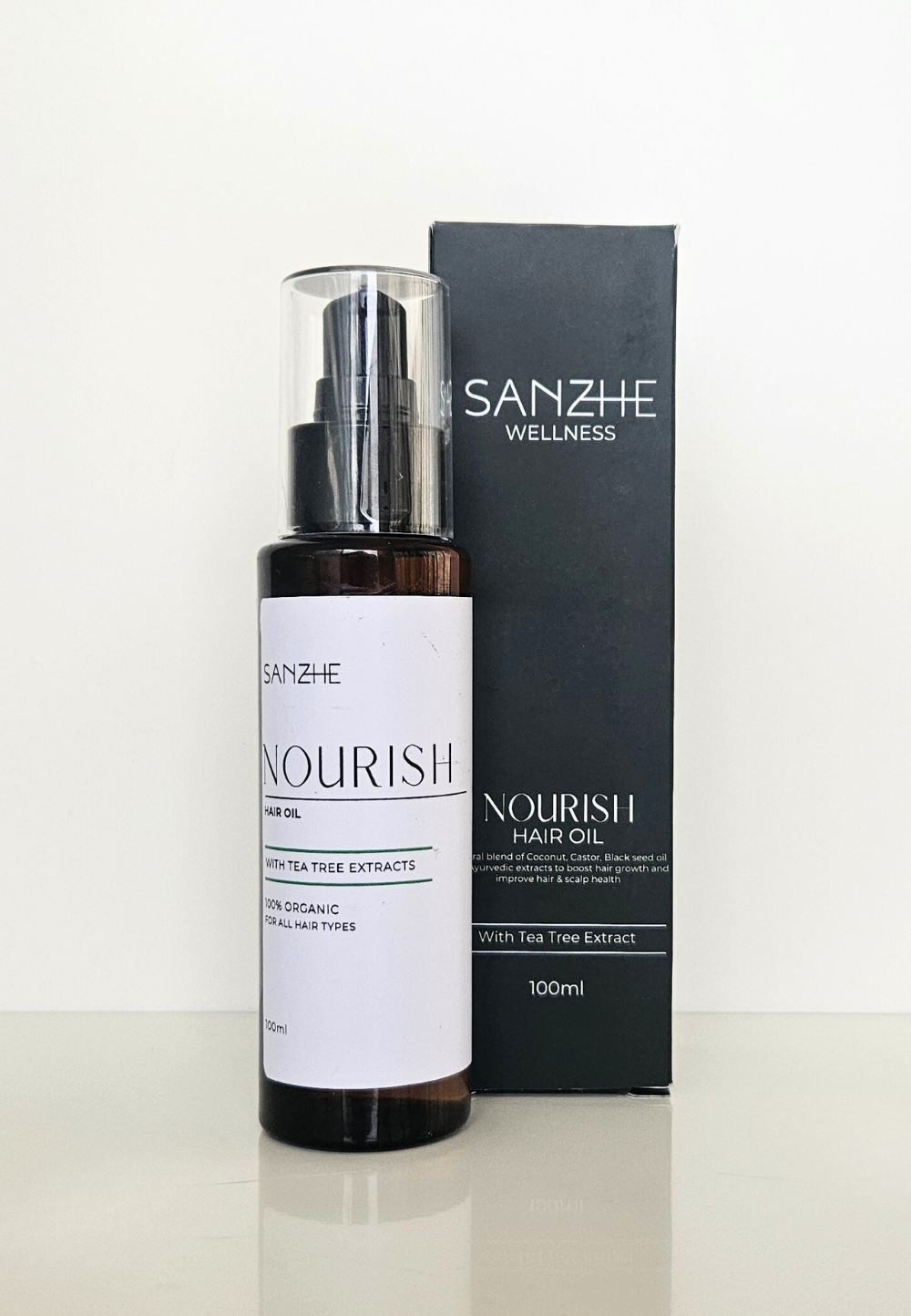 Nourish Hair Oil with Tea Tree Extract