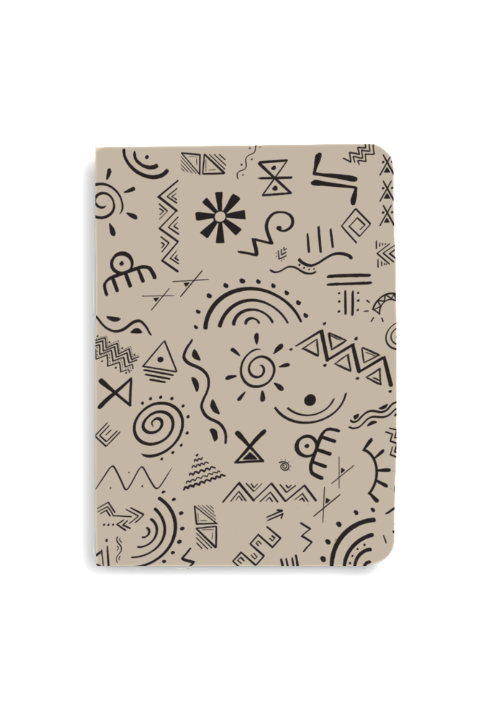 Dinkra stone grey pocket sketchbook