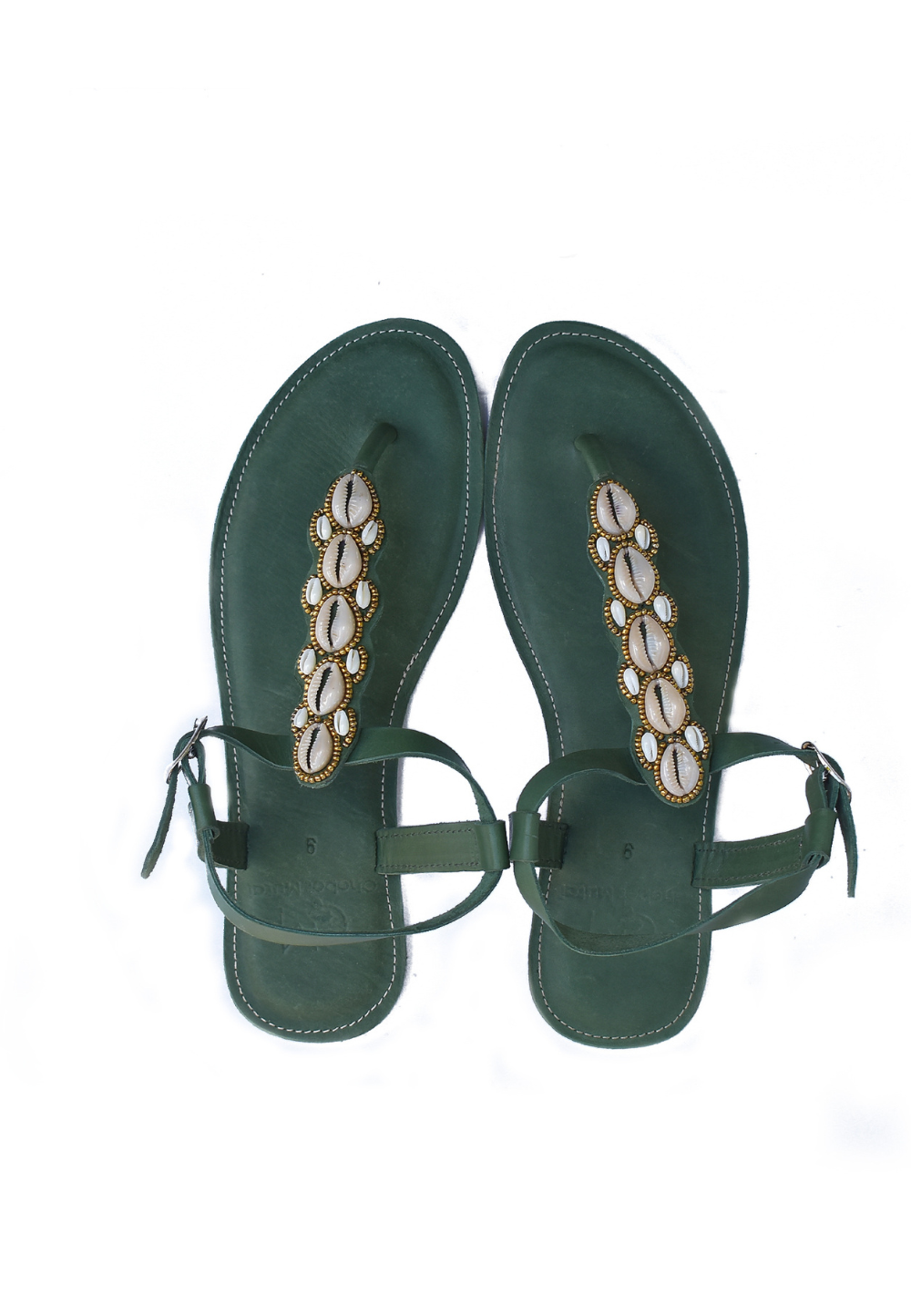 Malindi Sandals with cowrie shells
