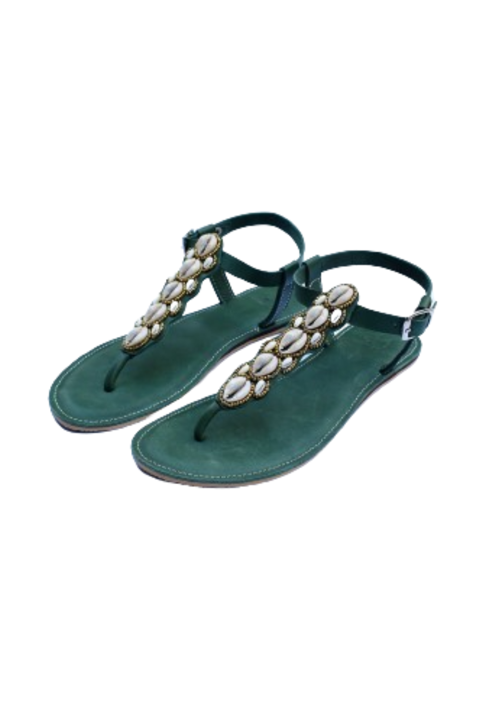Malindi Sandals with cowrie shells