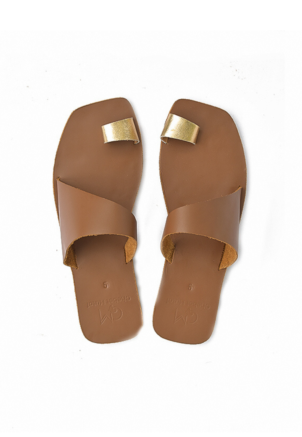 Voi One Toe Leather Sandals