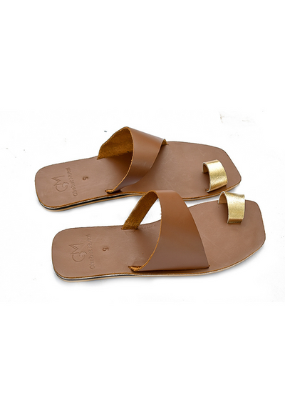 Voi One Toe Leather Sandals