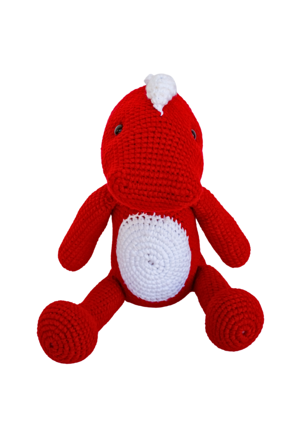 Dino crotched Dinosaur Doll - Red