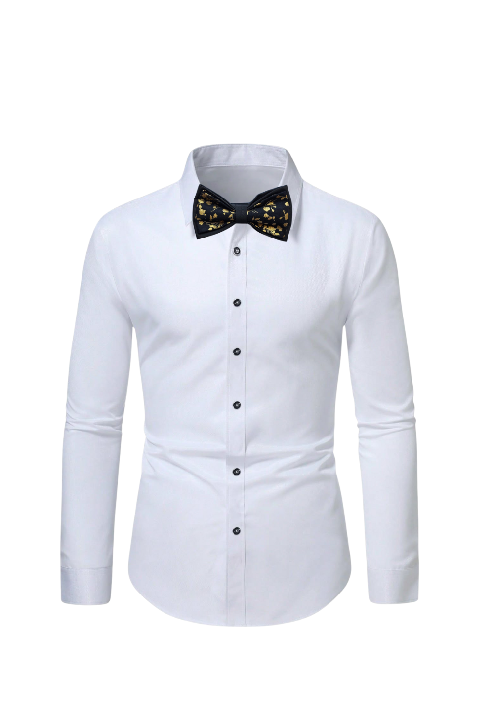 Double Bowtie - Black & Gold