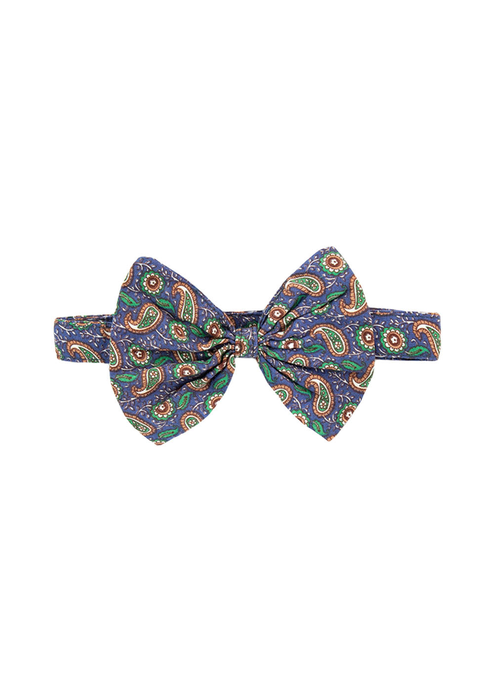 Bow tie and pocket square set Blue Multi